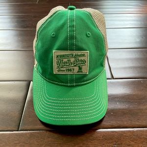 Fanatics Brand Vintage Hockey Minnesota North Stars NHL Adjustable Baseball Hat